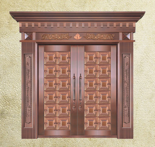 對開銅門