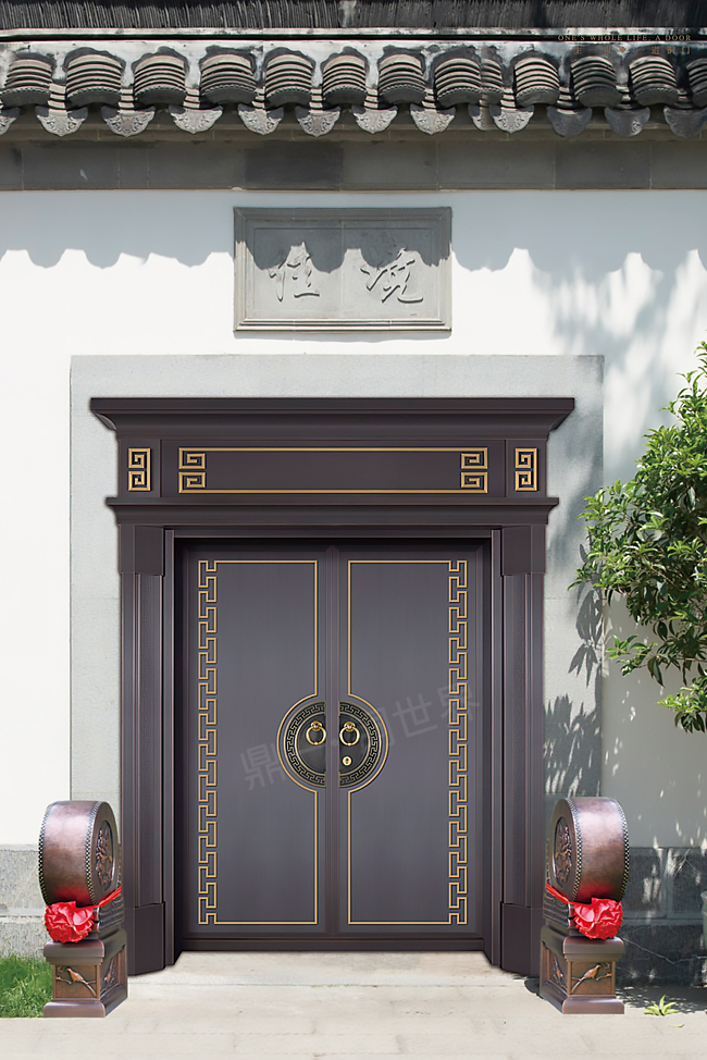 新中式銅門